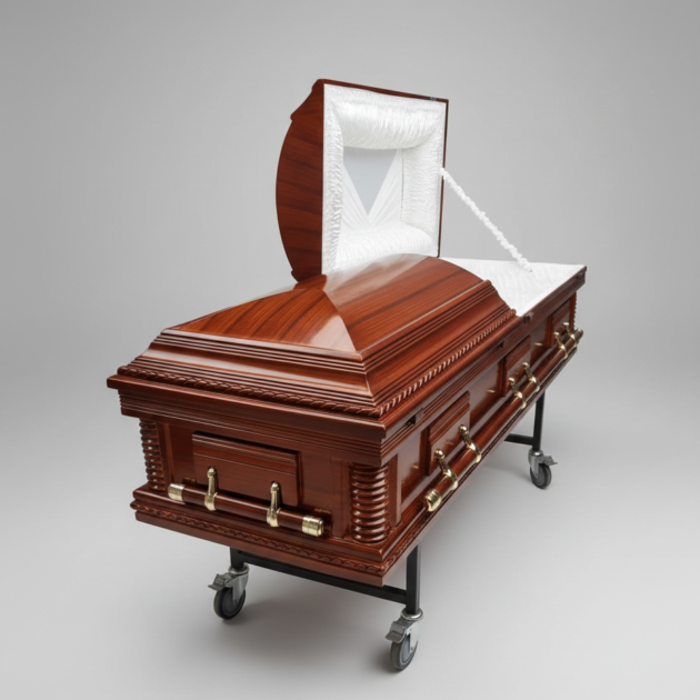 VIP Dome wooden casket